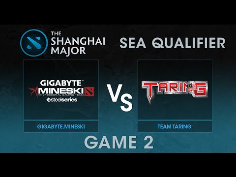 The Shanghai Majors - Gigabyte.Mineski vs Team Taring- Game 2 - Best of 2 | Denki and Vinrab