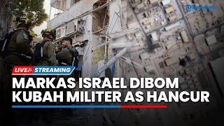 Markas Israel Meledak Digempur Roket Hamas hingga Kubah Komunikasi Militer AS Hancur Dibom Iran