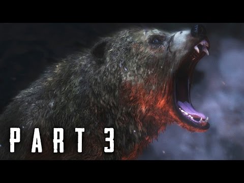 Rise of the Tomb Raider Walkthrough Gameplay Part 3 - Bear Attack (2015)