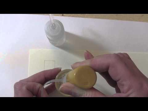 Gilding with Instacoll for Calligraphers