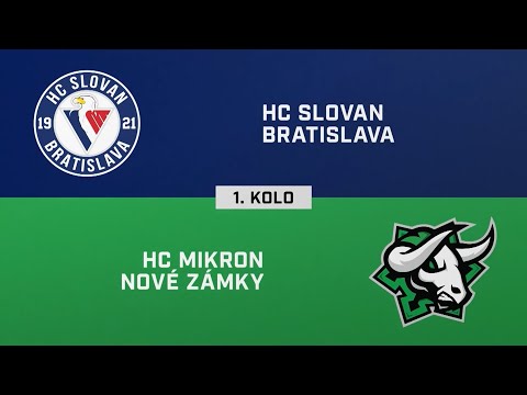 1. kolo: HC Slovan Bratislava – HC Nové Zámky 2:1 (HIGHLIGHTY)