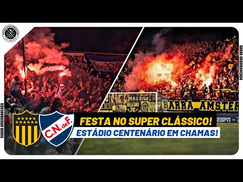 🔥🏟️ ¡TREMENDO RECIBIMIENTO CON LAS DOS HINCHADAS DE NACIONAL Y PEÑAROL! LA SUPERCOPA URUGUAYA