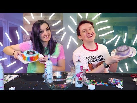 We TRIED Decorating CAKES To Look Like EACH OTHER! - W/Laurenzside