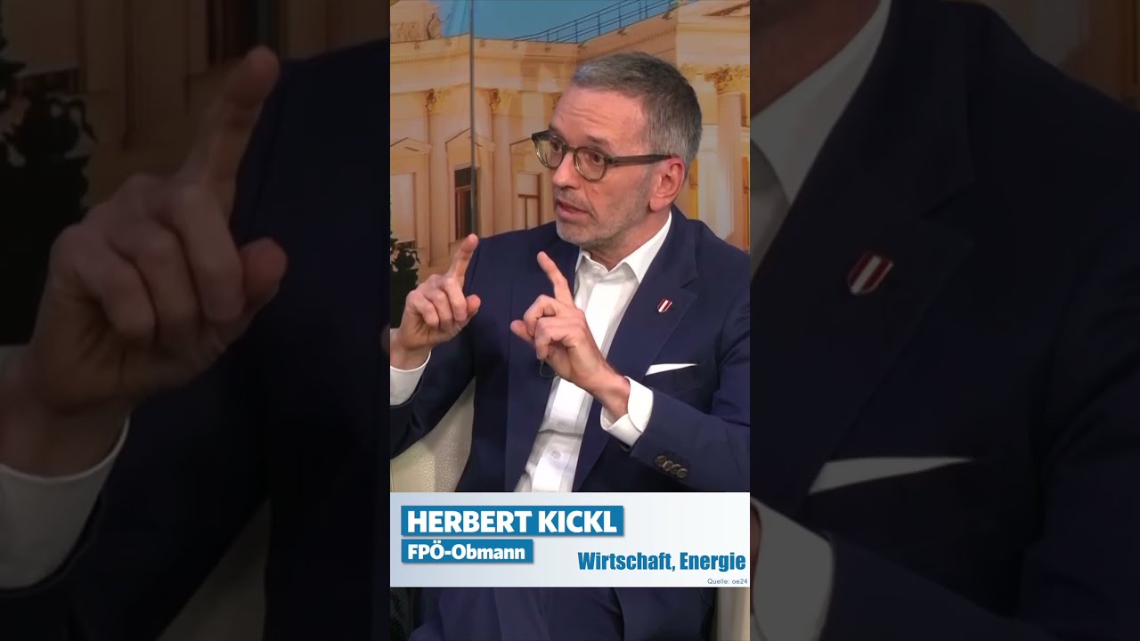 Herbert Kickl stellt klar: Es ist keine Raketenwissenschaft, den Energiesektor wieder zu entlasten!