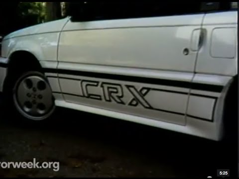 MotorWeek | Retro Review: '86 Honda CRX Si