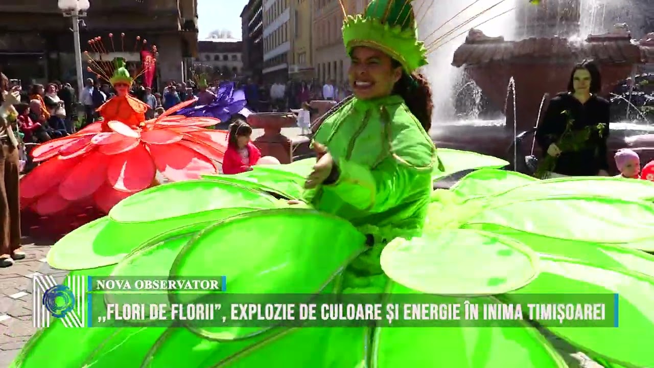 ,,Flori de Florii”, explozie de culoare și energie în inima Timișoarei