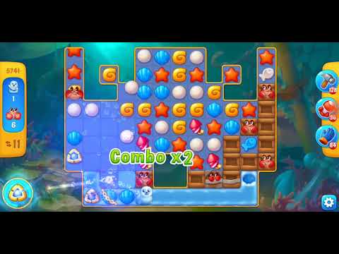 Fishdom. 5741 level no boosters and diamonds