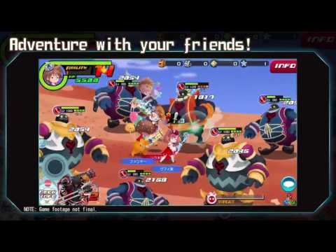 Kingdom Hearts Unchained χ Multiplayer Mode Preview
