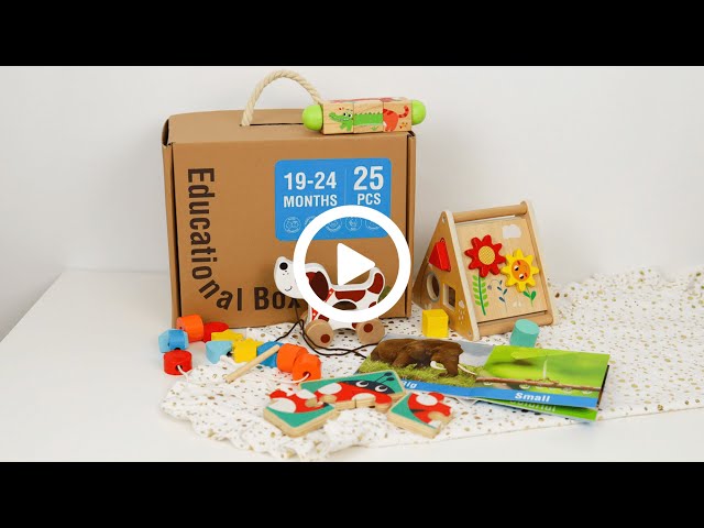 19–24 měsíců Edukační box Maxi Didaktické hračky do 2 let Tooky Toy