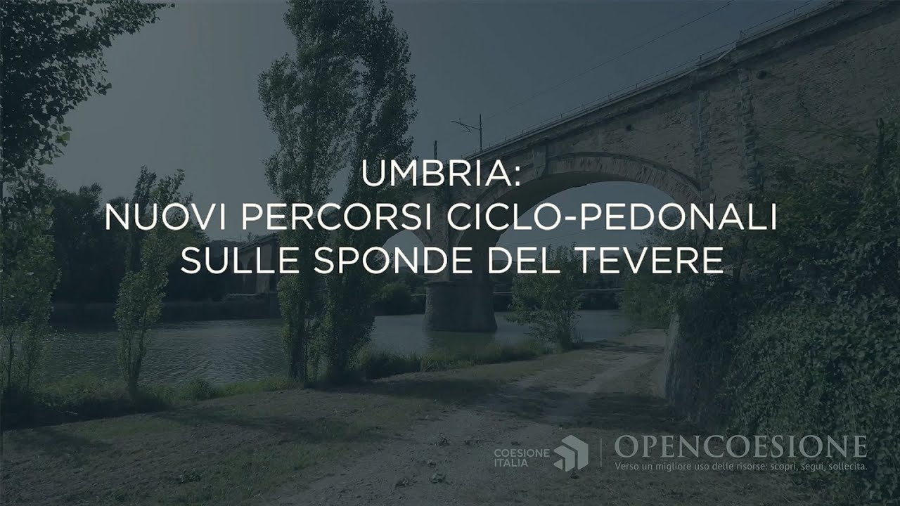 Umbria: nuove piste ciclo-pedonali sulle sponde del Tevere