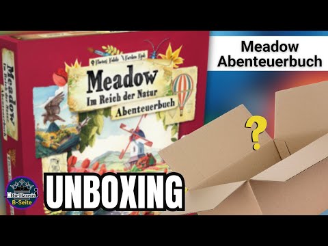 Meadow: Im Reich der Natur Abenteuerbuch | 📦 Spielerweiterung Unboxing von Rebel | DieHausis B-Seite