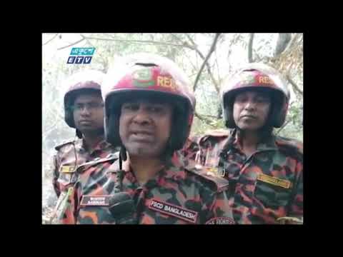 পূর্ব সুন্দরবন বিভাগের শরণখোলা রেঞ্জের দাসে ভারানি এলাকায় এখনও আগুন জ্বলছে