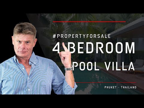 4 Bedroom Pool Villas For Sale | $1.33 Million |  Layan Beach Phuket Thailand - Declan Rowland