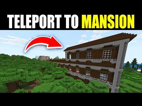 How To Teleport To Woodland Mansion In Minecraft - Easy Guide