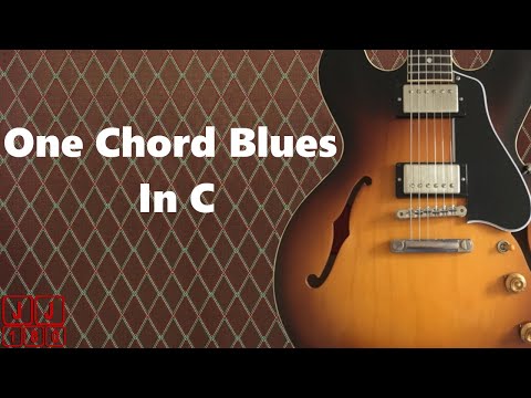 One Chord Blues Jam Track In C
