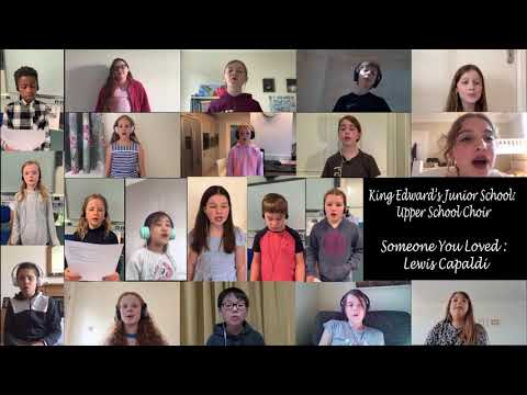 The Junior School Upper School Choir Sing Lewis Capaldi's 'Someone You Loved'