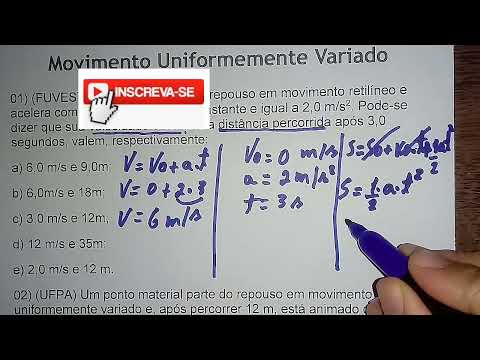 Uniformly varied motion