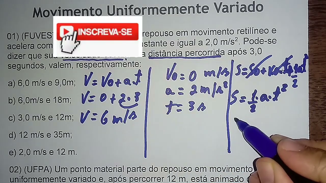 Movimento uniformemente variado