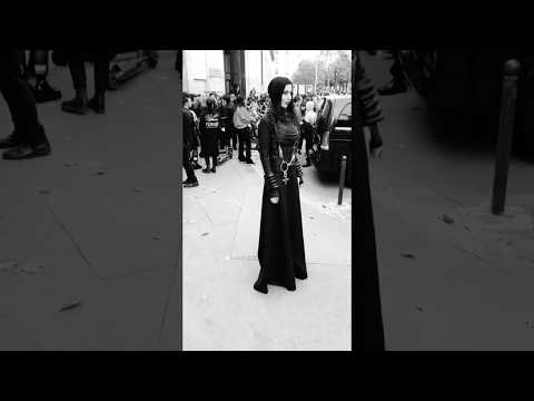 Wearing Gelareh Designs at the Rick Owens SS20 runway show