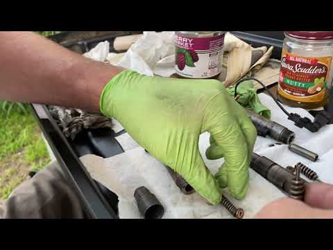 VW TDI Injector assembly cleaning and new nozzle install for ALH engine