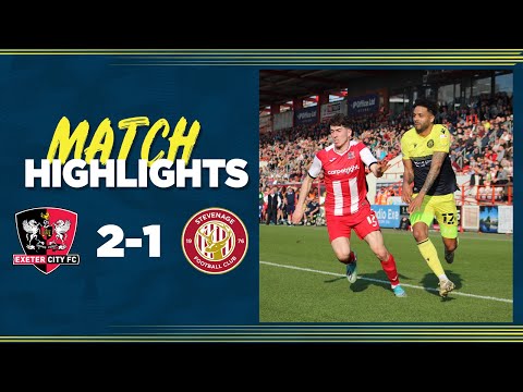 Exeter City v Stevenage highlights