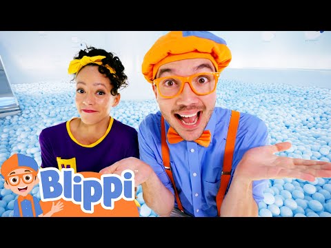 Explore the Color Factory with Blippi & Meekah! 🌈🎨 |  Educational Videos For Kids