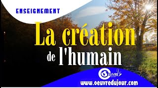 La création de l’humain