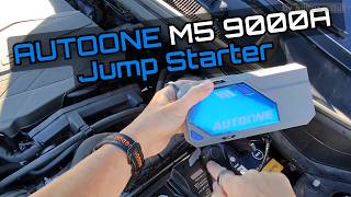 AUTOONE M5 9000A Jump Starter Review — Insane Power for Dead Car Batteries?