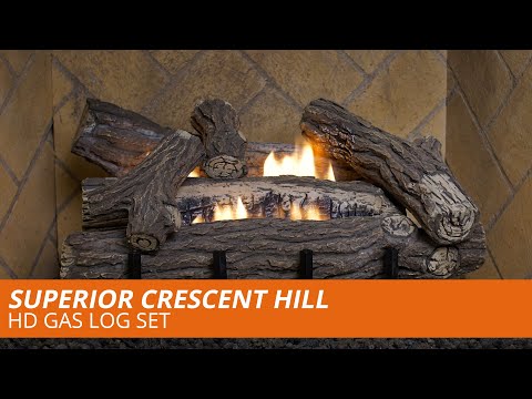 Enjoy the Superior Crescent Hill HD Gas Log Set