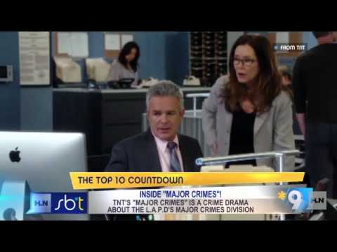 Showbiz Tonight Visits The Set of Major Crimes with Mary McDonnell