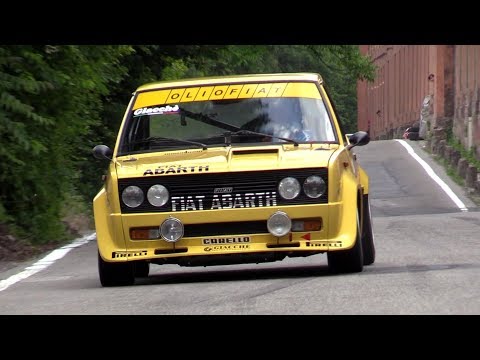 FIAT 131 Abarth - Hillclimb race, pure sound & on board