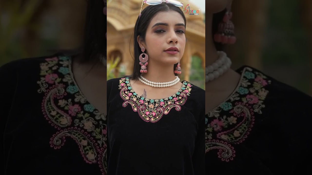 R 1449 Velvet Shree Fabs Co Ord Set