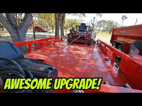 FIRST BIG Trailer UPGRADE!  Warn Winch gets some functional goodies!