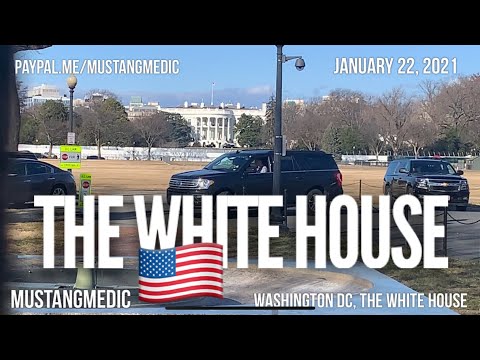 MustangMedic Reporting The White House Front Lawn Washington DC January 22 2021