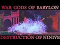 The War Gods Of Babylon 1962 The Destruction Of Ninive Tidal Wave Flood Blazing Fire Scenes
