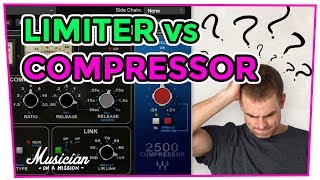 Limiter vs Compressor: What You Need to Know (Easy) | musicianonamission.com - Mix School #34