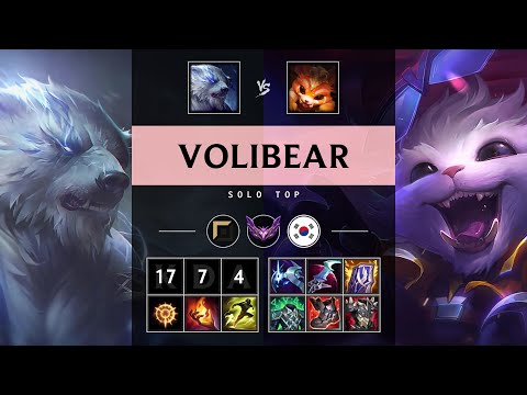 Volibear Top vs Gnar - KR Master Patch 25.12