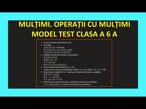 Finite and infinite sets test 6th grade mathematics operations with sets divisibility exercises