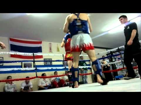 Darren Gayson Round 1 & 2  Waterford Muay Thai 10th July 2011