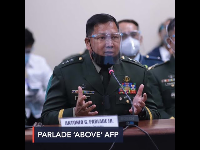 AFP: Parlade ‘above us’, deserves ‘due process’ in red-tagging probe