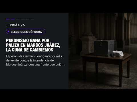 Peronismo gana por paliza en Marcos Juárez, la cuna de Cambiemos