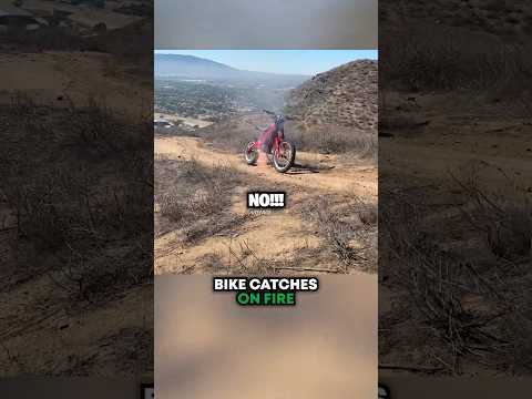 Bike CATCHES Fire 🔥