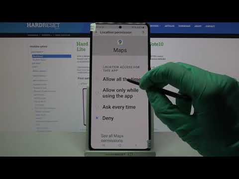 How to Manage App Permission in SAMSUNG Galaxy Note 10 Lite – App Manager