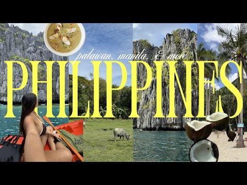 TRAVEL VLOG // PHILIPPINES (Exploring Palawan, El Nido, Manila & more)