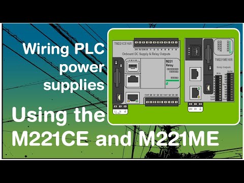 Power Distribution for a Schneider Modicon M221 PLC (Video 1 in a technical series)