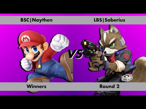 Naythen (Mario) vs Saberius (Fox) - Winner's Round 2 - Super SmashBowl #30