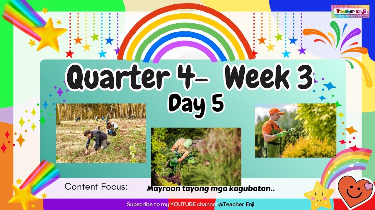Quarter 4 Week 3 Day 5 Kinder Lesson Matatag Curriculum