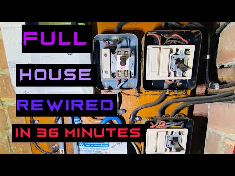 VOLLSTÄNDIGE Neuverkabelung des Hauses in 1 Video! | Elektrikerwoche | Neuverkabelung eines 3-Bet...