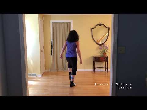 Electric Slide - L1 Line Dance Lesson & Dance Along - Music @ 3:24