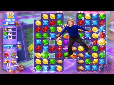 Wonka's World of Candy Level 552 NO BOOSTERS - A S GAMING ✔